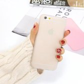 Voor iPhone 6s Plus / 6 Plus 1,5 mm vloeibare emulsie Doorschijnende TPU-hoes (wit)