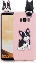 Voor Galaxy S8 3D Cartoon patroon schokbestendig TPU beschermhoes (schattige hond)