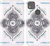 Voor Xiaomi Redmi 9C 3D-schilderij Gekleurd tekeningpatroon Horizontaal Flip TPU + PU-lederen hoes met houder & kaartsleuven & portemonnee & lanyard (tol)