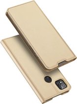 Voor Xiaomi Redmi 9C DUX DUCIS Skin Pro-serie Horizontale flip PU + TPU lederen tas, met houder en kaartsleuven (goud)