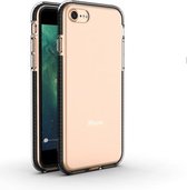 Voor iPhone 8 & 7 TPU tweekleurige schokbestendige beschermhoes (zwart)