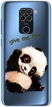 Voor Xiaomi Redmi 10X 4G / Redmi Note 9 schokbestendig geverfd TPU beschermhoes (vechtende panda)