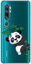 Voor Xiaomi Mi CC9 Pro schokbestendig geverfd TPU beschermhoes (Bamboo Panda)