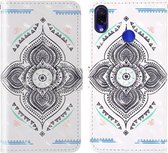 Voor Xiaomi Redmi Note 7S / Note 7 Pro 3D-schilderij Gekleurd tekeningpatroon Horizontaal Flip TPU + PU-lederen hoes met houder & kaartsleuven & portemonnee & lanyard (tol)