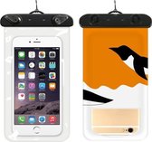 10 STKS Girly Heart Thickened Cartoon Phone Waterproof Bag (Penguin)