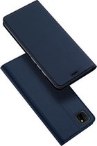 Voor Huawei Y5p DUX DUCIS Skin Pro Series horizontale flip PU + TPU lederen tas, met houder en kaartsleuven (blauw)