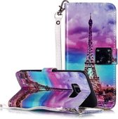 Magisch 3D Helder Gekleurd Tekening Patroon Horizontale Flip PU Leren Case met Houder & Kaartsleuven & Portemonnee & Fotolijst voor Galaxy S8 (Iron Tower)