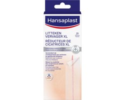 Hansaplast Littekenvervager XL Litteken Pleisters - Wondpleisters - Wondverzorging - Grote Pleisters - Eilandpleister 3x14,6 cm - 21 Patches