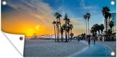 Affiche de jardin Venice beach sunset à Los Angeles - 80x40 cm