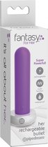 Fantasy For Her Her Rechargable Bullet - Purple