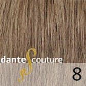 Dante Flip - Wire - Steil haar - 51cm/20" - 120 gram - kleur: 8 Dark Blond