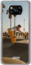 6F hoesje - geschikt voor Xiaomi Poco X3 Pro -  Transparant TPU Case - Let's Skate #ffffff