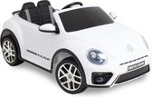 VW Voiture Enfant Dune Beetle Blanc - Batterie Puissante - Télécommande - Sûr Pour Les Enfants