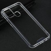 Voor Samsung Galaxy M31 Vierhoekige schokbestendige transparante TPU + pc-beschermhoes