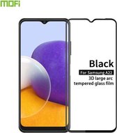 Voor Samsung Galaxy A22 5G MOFI 9H 3D explosieveilige gebogen scherm gehard glasfilm (zwart)