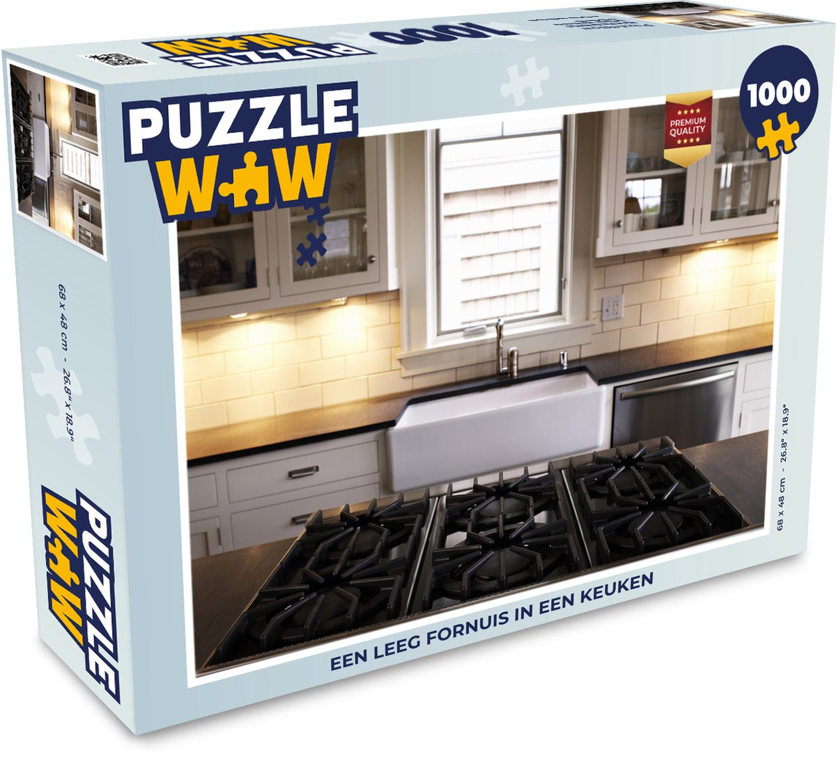 Puzzel Een leeg fornuis in een keuken - Legpuzzel - Puzzel 1000 stukjes | bol.com
