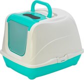 Flamingo Kattentoilet Loki Hawai L 44X58X42Cm - Turquoise