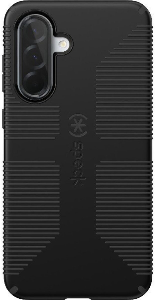 Speck Hoesje geschikt voor Samsung Galaxy A56 Telefoonhoesje Hardcase | Speck Impact Hero Backcover Shockproof | Schokbestendig Galaxy A56 Telefoonhoesje | Anti Shock Proof - Zwart