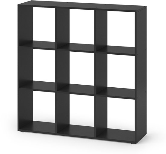 Scaffale Angolare Larry Con Anta E Cassetto - Bianco, Dimensioni 30x135.5x30 Cm, In Truciolare Melaminico