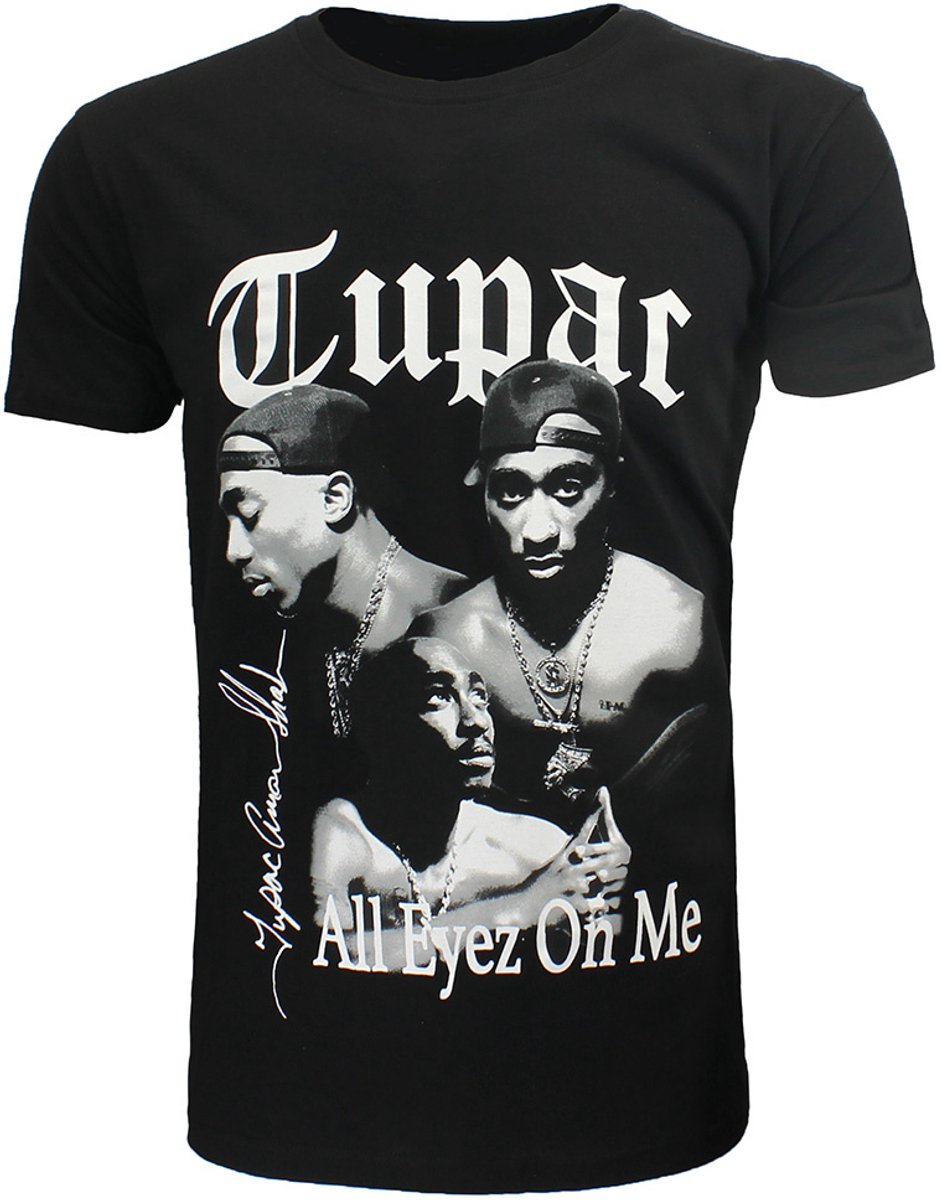 2PAC Tupac All Eyez Flex Pose T-Shirt - Officiële Merchandise - S