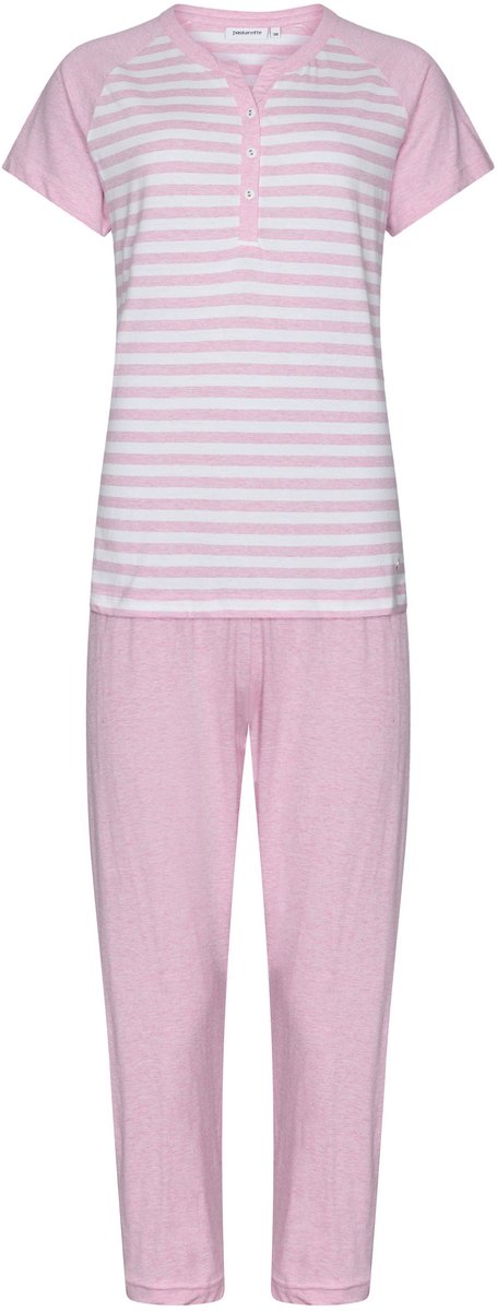 Pastunette Pyjama Pink Dream - Roze/Wit gestreept - Katoen