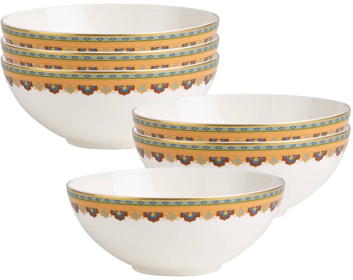 Dessertschalen Samarkand Mandarin ø 13 cm Set van 6