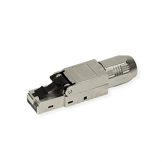 ROLINE veldmontage RJ-45 connector Cat.6A (Klasse EA), STP, zilver | bol