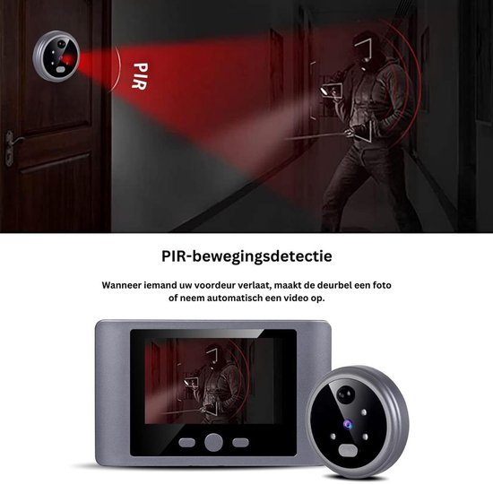 ApexArte® Deurbellen met Camera - Video Deurbel - Draadloos - Full HD van ApexArte — afbeelding 2