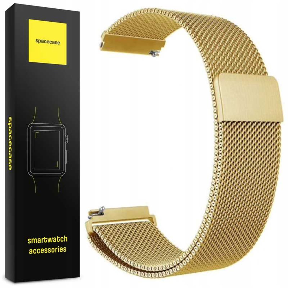 Spacecase Case Cover Voor Xiaomi Sc Milanese 20Mm Gouden Telefoon