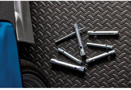 Silverline Metrische Pijpsleutelset (8-19mm) - 6-delig - Incl. wringstaaf