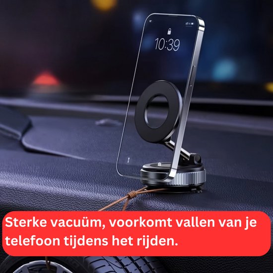 IPhone Portemonnee Kaartenhouder Standaard Vegan Leer UGREEN Magnetische Leren Kaarthouder – Compatibel Met IPhone 16/15/14/13/12 (geen Mini), Met Standfunctie Leren Telefoon Portemonnee