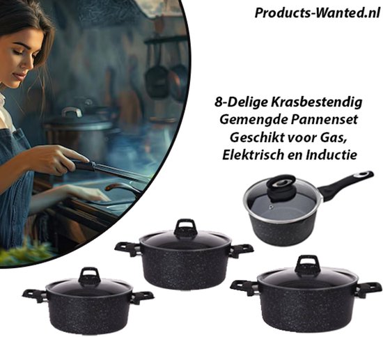 KARL HAUSMANN Stainless Steel Cookware Set - 4 Pieces