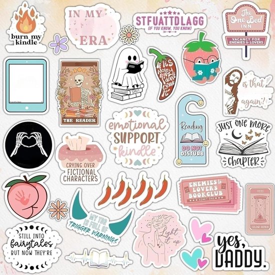 Aquarel Pinguïn Stickers - 120 Coole Esthetische Stickers Voor Waterflessen Laptop Plakboeken En Meer