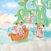 Sylvanian Families 5815 Hemels prinsessenkasteel inclusief 2 FLUWEELZACHTE speelfiguren