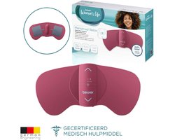 Beurer EM 50 Menstruatie Warmteband - TENS apparaat tegen Endometriose - Warmtetherapie (43°C) - Onopvallend te dragen - Draadloos te gebruiken: 6 x 20 min. per keer - Menstrual Relax incl. Gelpads