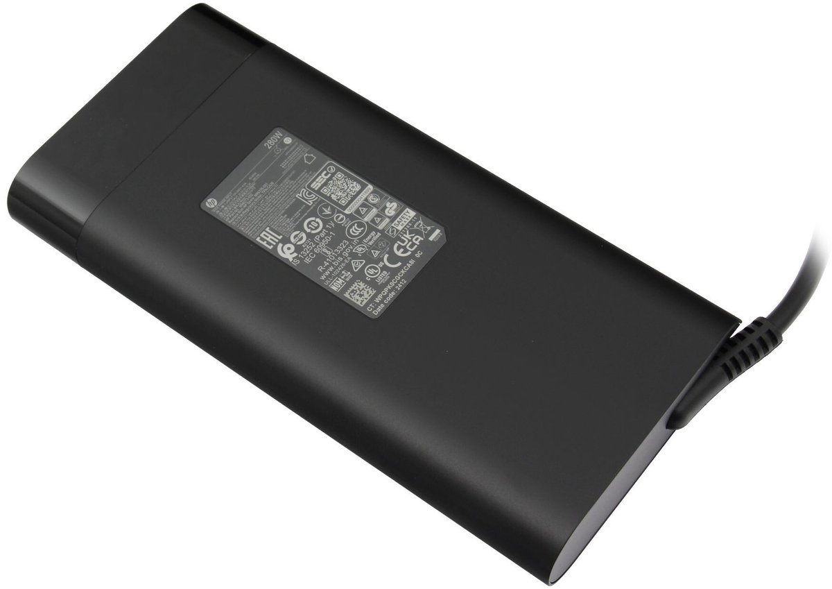 Image of HP M95376-001 oplader 280W - afgerond