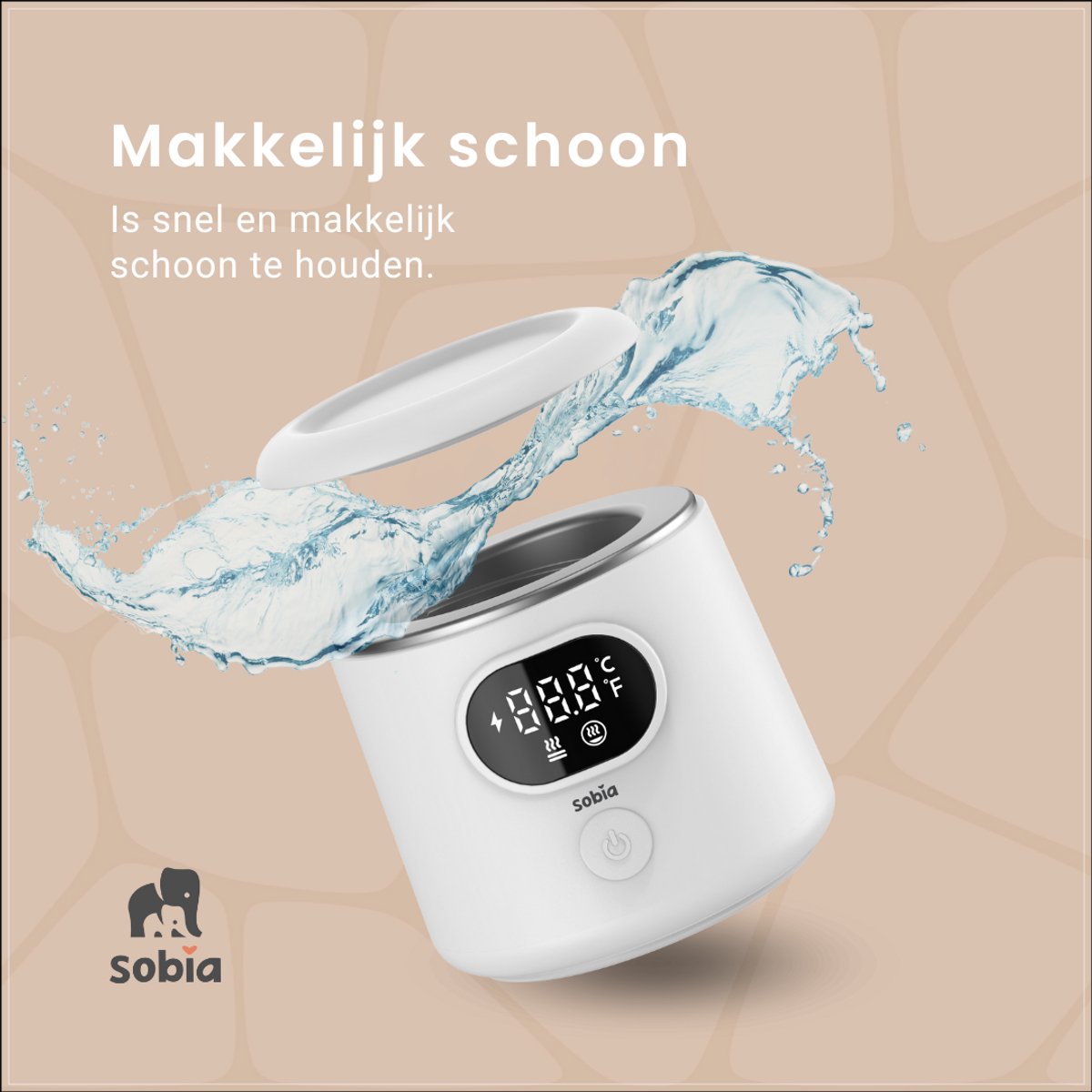 Sobia® Draagbare Flessenwarmer – USB-C - Afbeelding 7