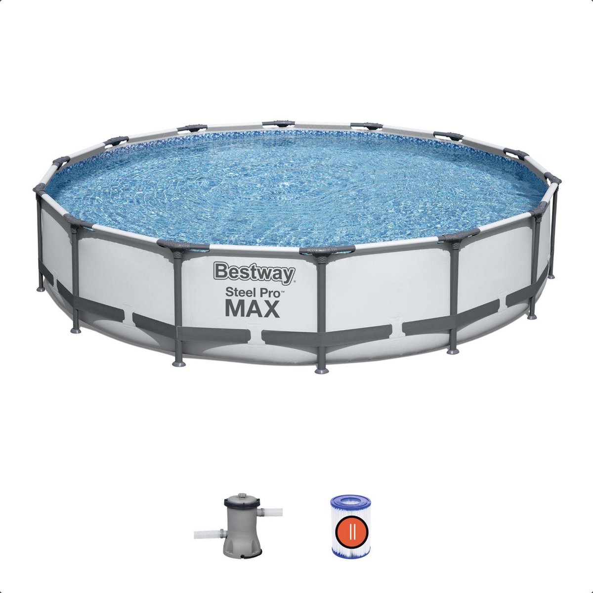 Bestway - Opzetzwembad Steel Pro Max - Ø427x84cm — afbeelding 6