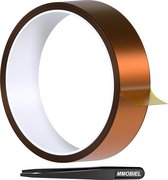 MMOBIEL Tape résistant à la chaleur (30 mm x 30 m) - Tape polyamide pour sublimation - Tape haute température - Tape de presse à transfert de presse à chaud, soudure Électronique ESD, impression 3D, etc.