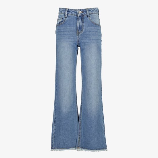 Jean fille coupe ample TwoDay jambes larges bleu - Taille 146