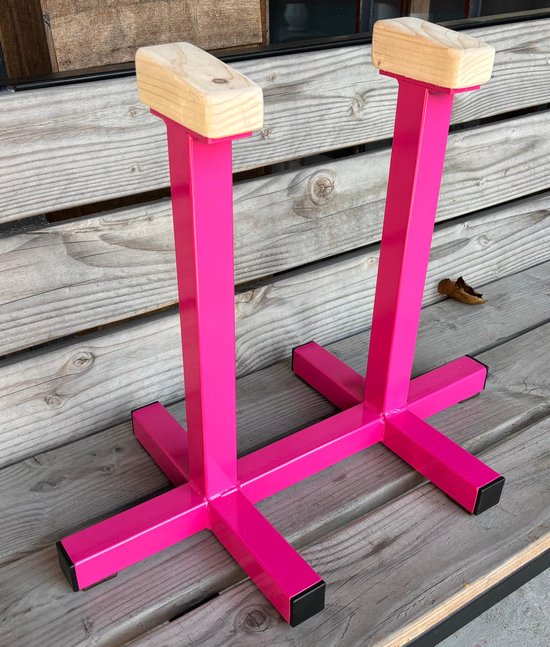 Acro/turn paaltjes - Oefen steuntjes met houten blokjes - Zwart | bol