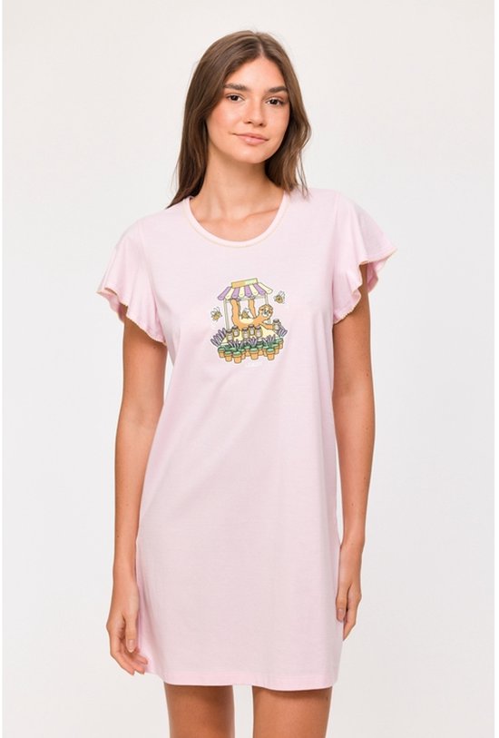 Robe de nuit Woody Rose clair - Taille S