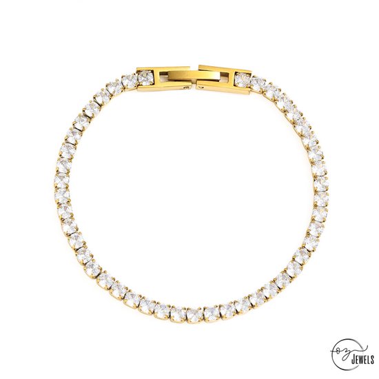 Bracelet élégant En Acier Inoxydable Plaqué Or - Neuf Avec étiquettes