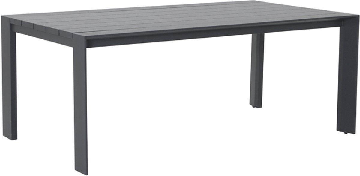 Garden Impressions Levanto lounge-diningtafel - 170x97 cm - carbon black Zwart