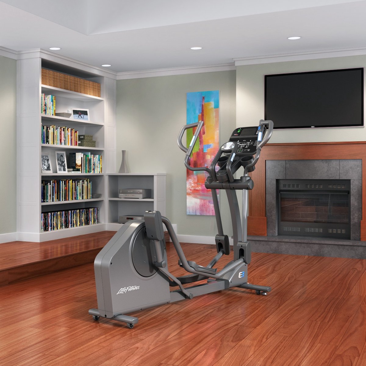Afbeelding 2 van Life Fitness Crosstrainer E3 met Track Connect 2.0 Console | Gewrichtsvriendelijke Training | 15 Workouts & Bluetooth®-Connectiviteit | Ideaal voor Thuisgebruik