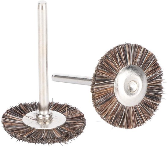 Draadborstel - 36 stks Messing Staal Draad Borstel Set Pen Cup Wiel