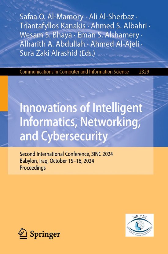 Springer Nature Proceedings Computer Science - Innovations o ... - cover