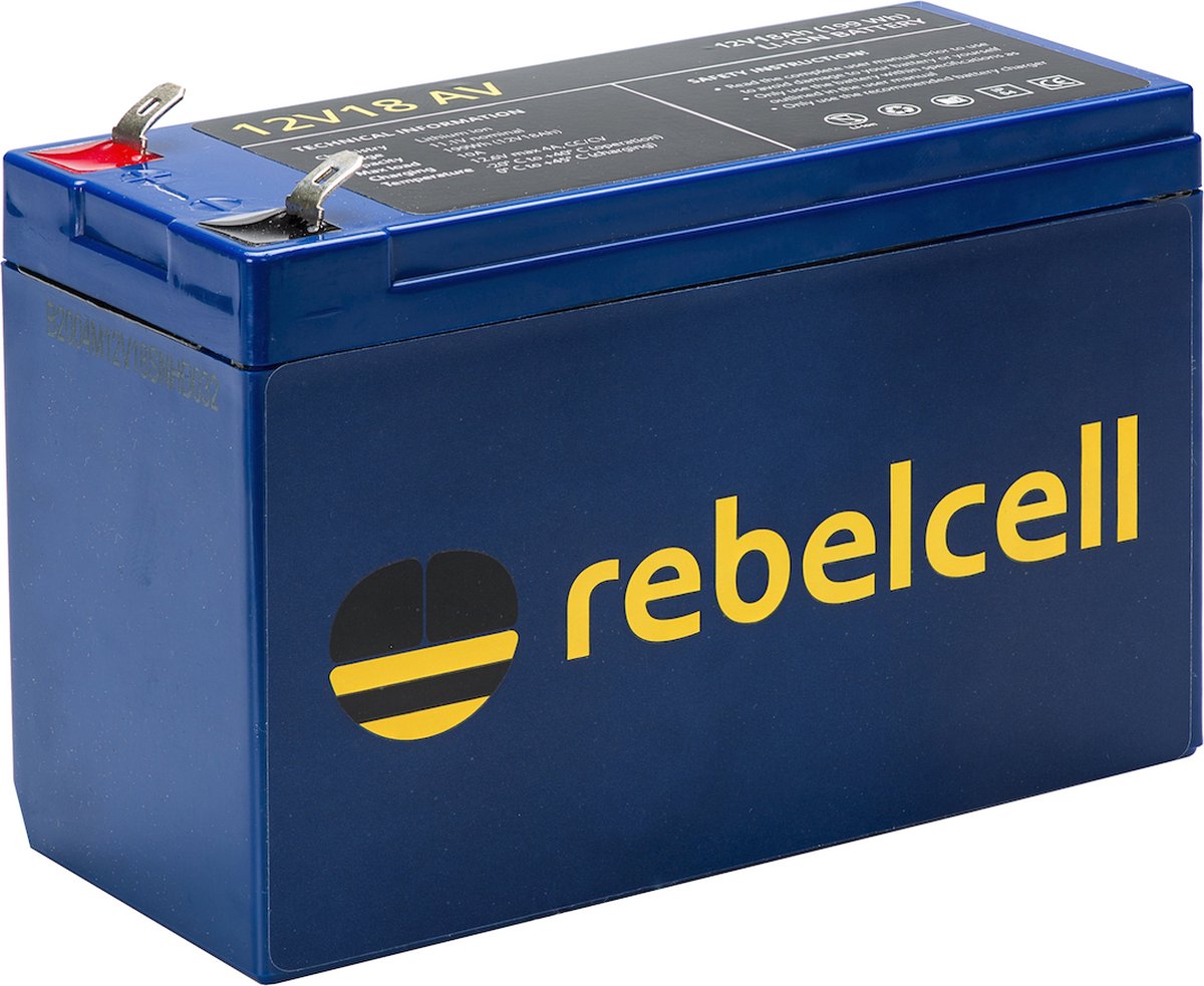 Rebelcell 12V07 AV Li-ion Accu (12V / 7Ah) | Powerbank