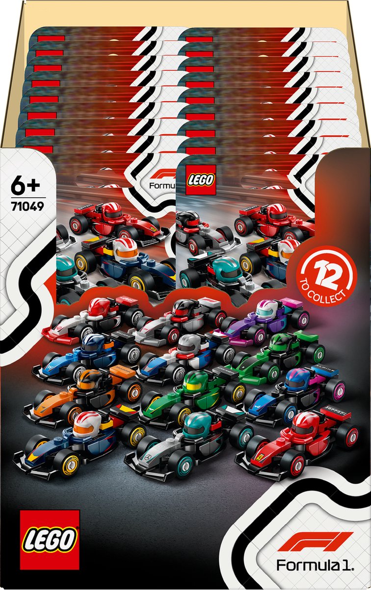 LEGO F1 raceauto collectibles  Complete doos  36 stuks  71049