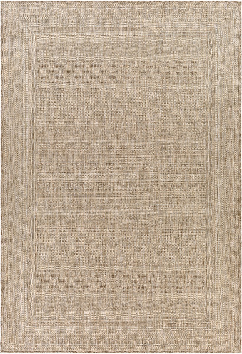 SURYA Sierra vloerkleed jute-look beige - binnen en buiten